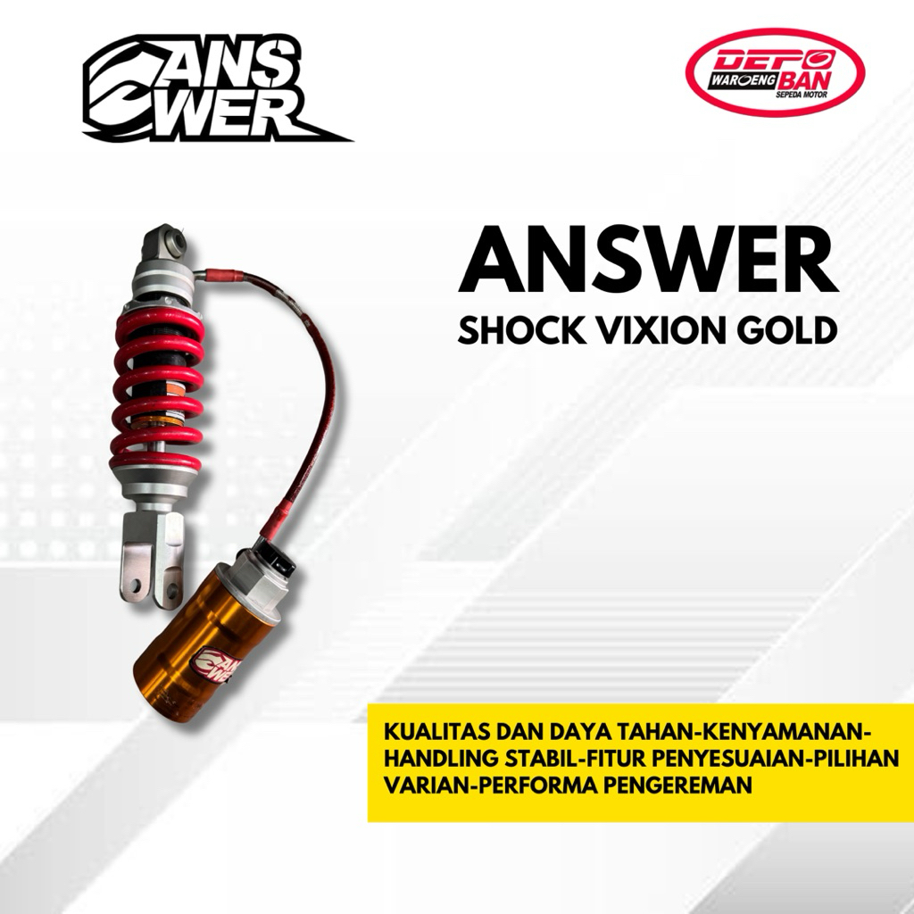 Shock Vixion gold ANSWER ORIGINAL NEW
