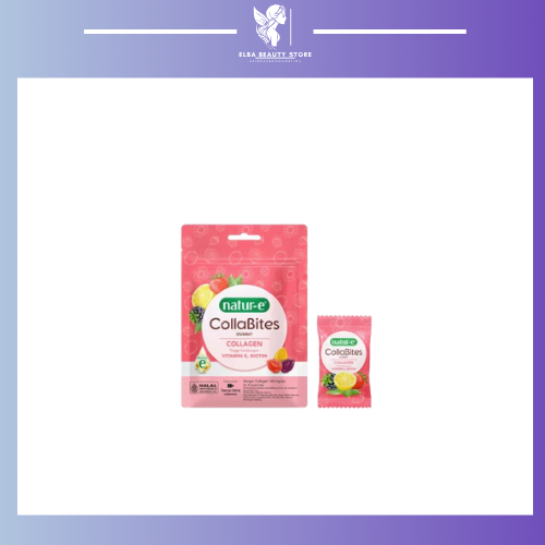 Natur-E CollaBites Pouch Gummy Collagen with Vitamin E & Biotin - 8 Gummy