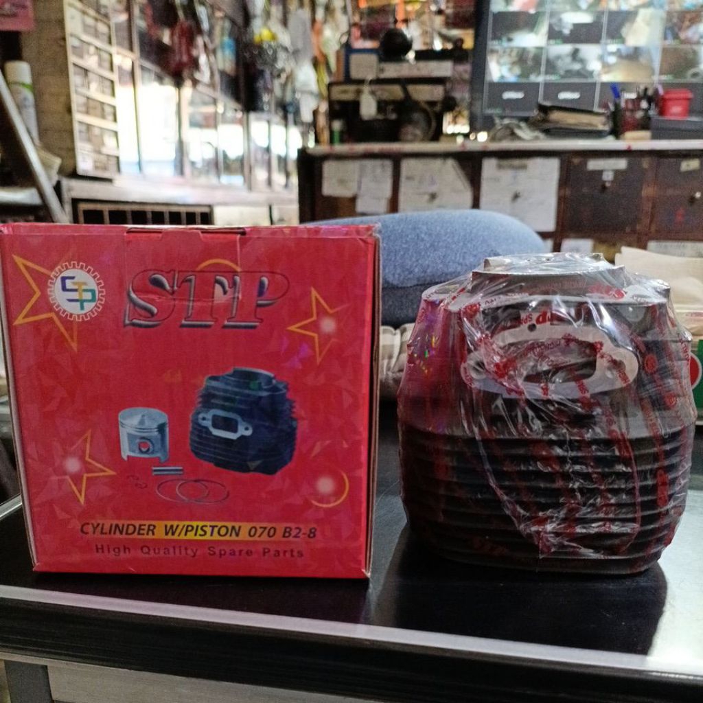 Blok Cylinder / Piston Kit  Chainsaw Besar 070 komplit STP