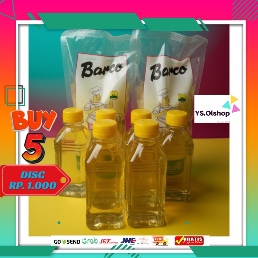 Minyak Goreng Kelapa Asli Barco Hemat dikemas Ekonomis 250 mL
