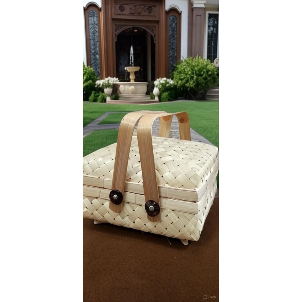 Besek kaki / Sokase Jinjing Anyaman Bambu