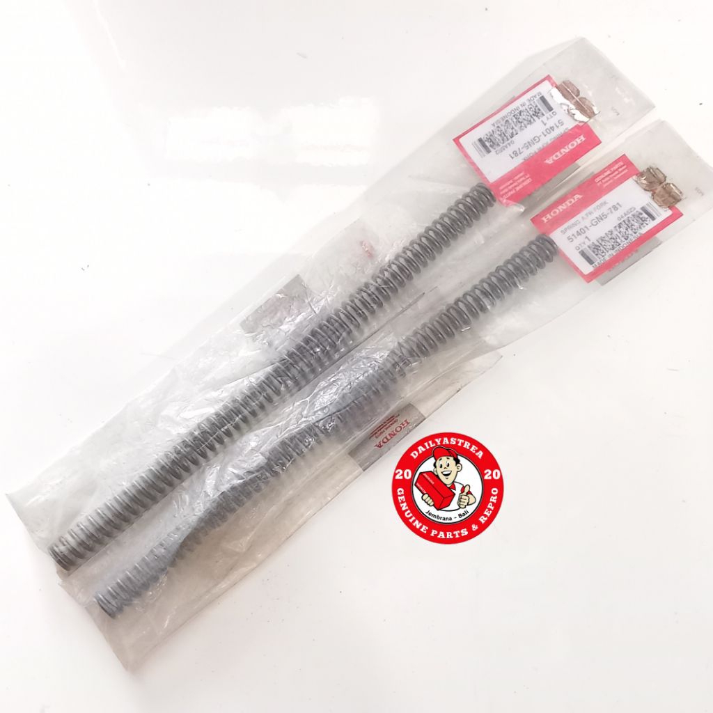 SPRING FR FORK PIR PER AS SHOCK SKOK DEPAN HONDA ASTREA PRIMA GRAND LEGENDA ORIGINAL ORI 51401-GN5-7
