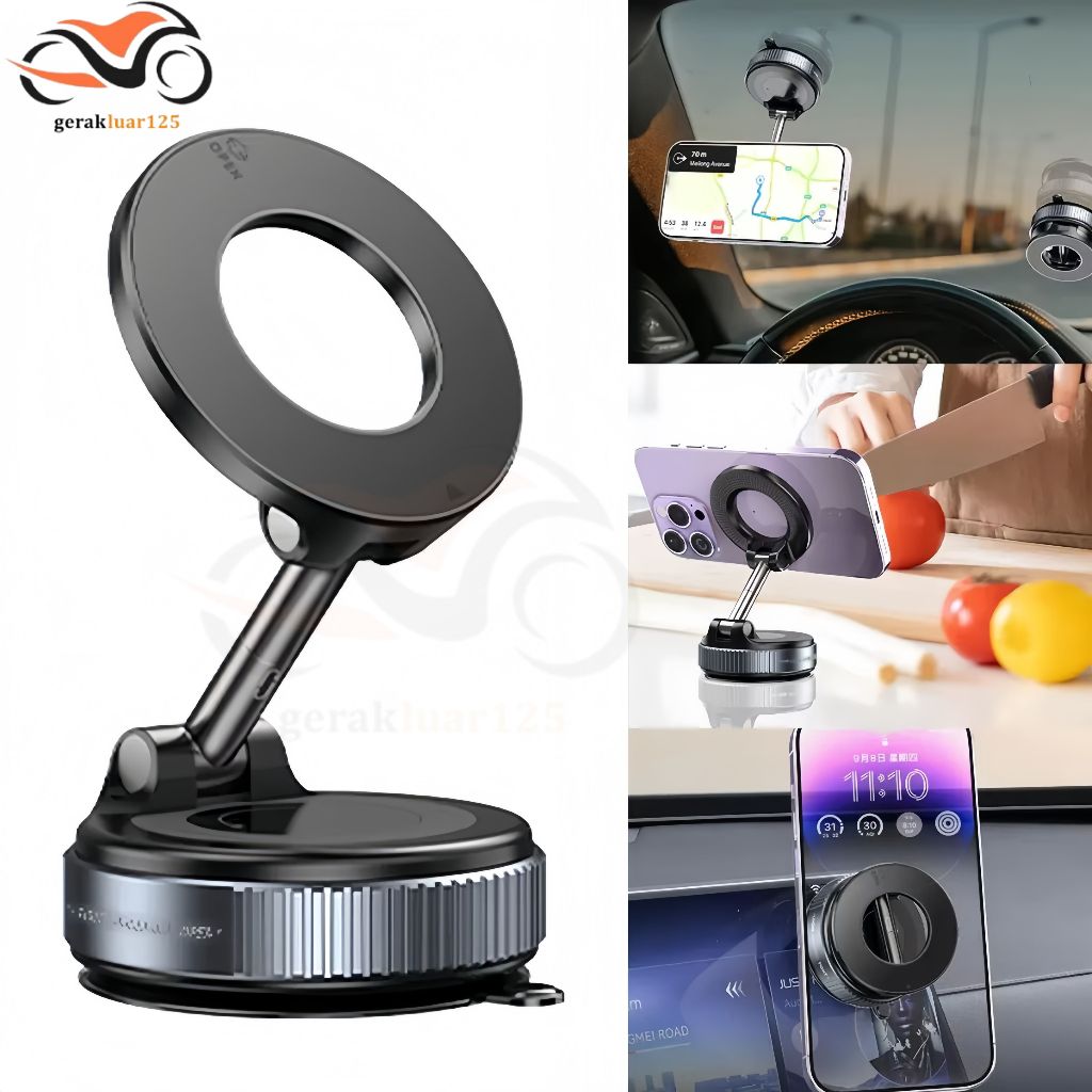 Mobil Holder HP Magnetic 360°Bisa Diputar Dilipat Anti Jatuh