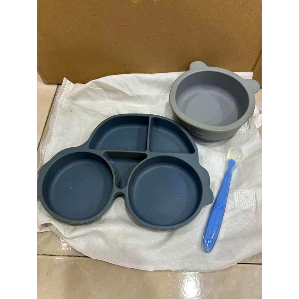 preloved set piring dan mangkuk bayi MPASI