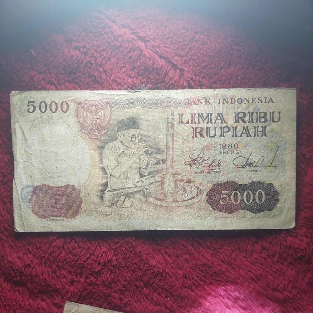 5000 rupiah asah intan/Toraja 1980 asli
