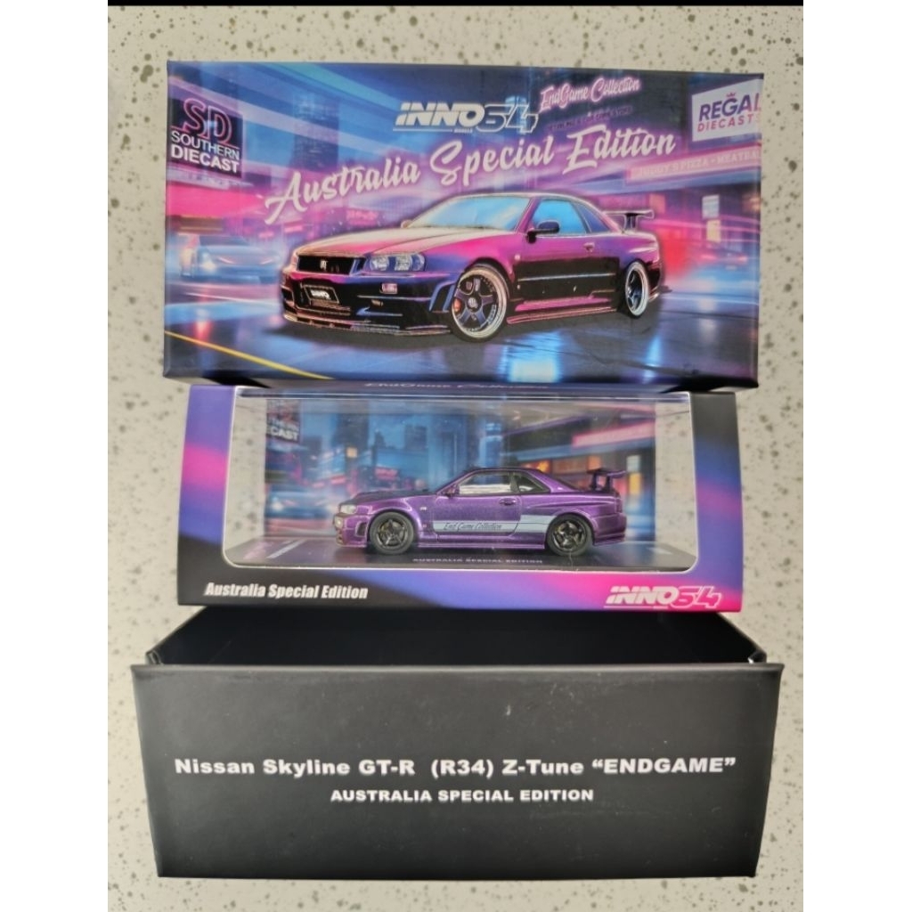 Diecast Nissan Skyline GT-R R-34 Z-Tune ENDGAME