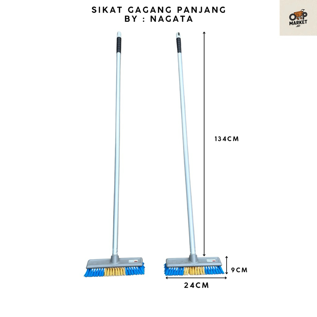NAGATA - SALE SIKAT LANTAI GAGANG PANJANG NAGATA 833 SIKAT KAMAR MANDI SIKAT PLASTIK SIKAT MURAH