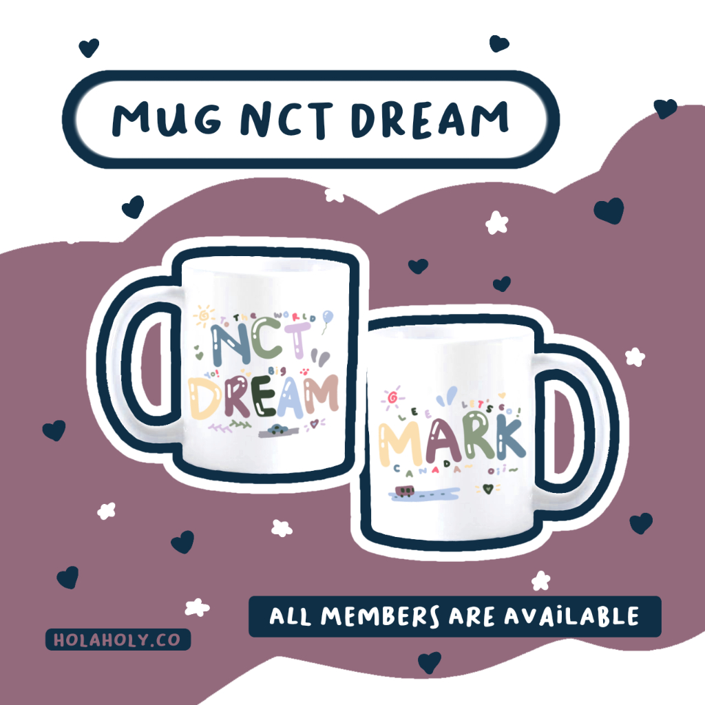 Gelas NCT Dream | Mug Gemas KPOP Hadiah Ultah [READY] [COD] Merchandise Kpop / Kado NCTzen Fankit