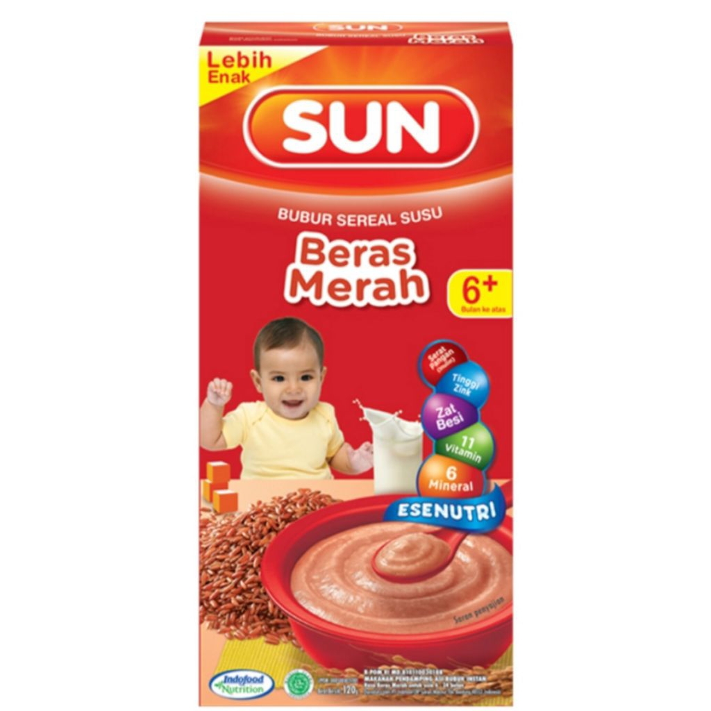 Sun Bubur Bayi Beras Merah 120 gr
