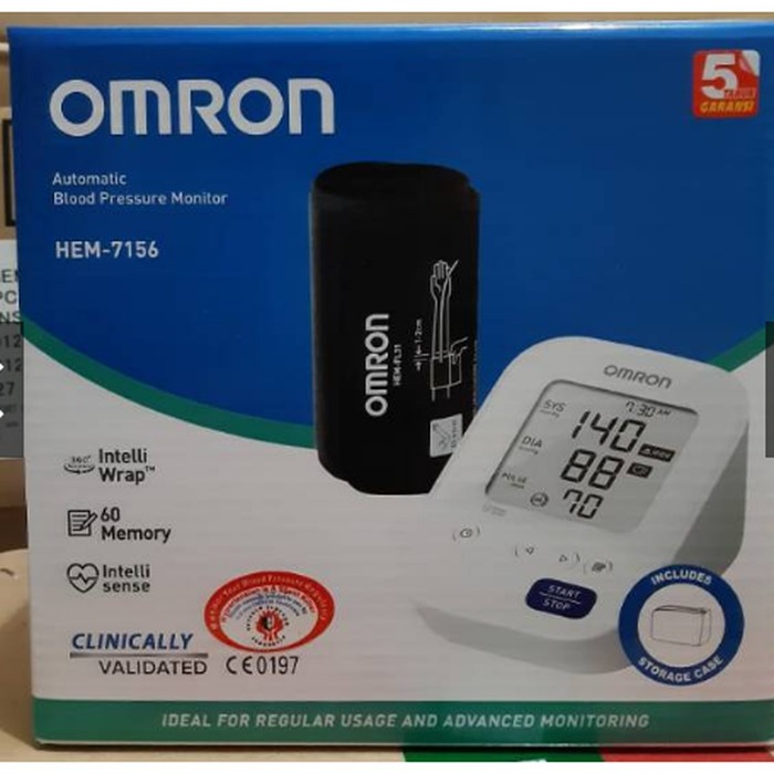 Tensi Digital Omron HEM 7156 - Alat Cek Tekanan Darah Otomatis