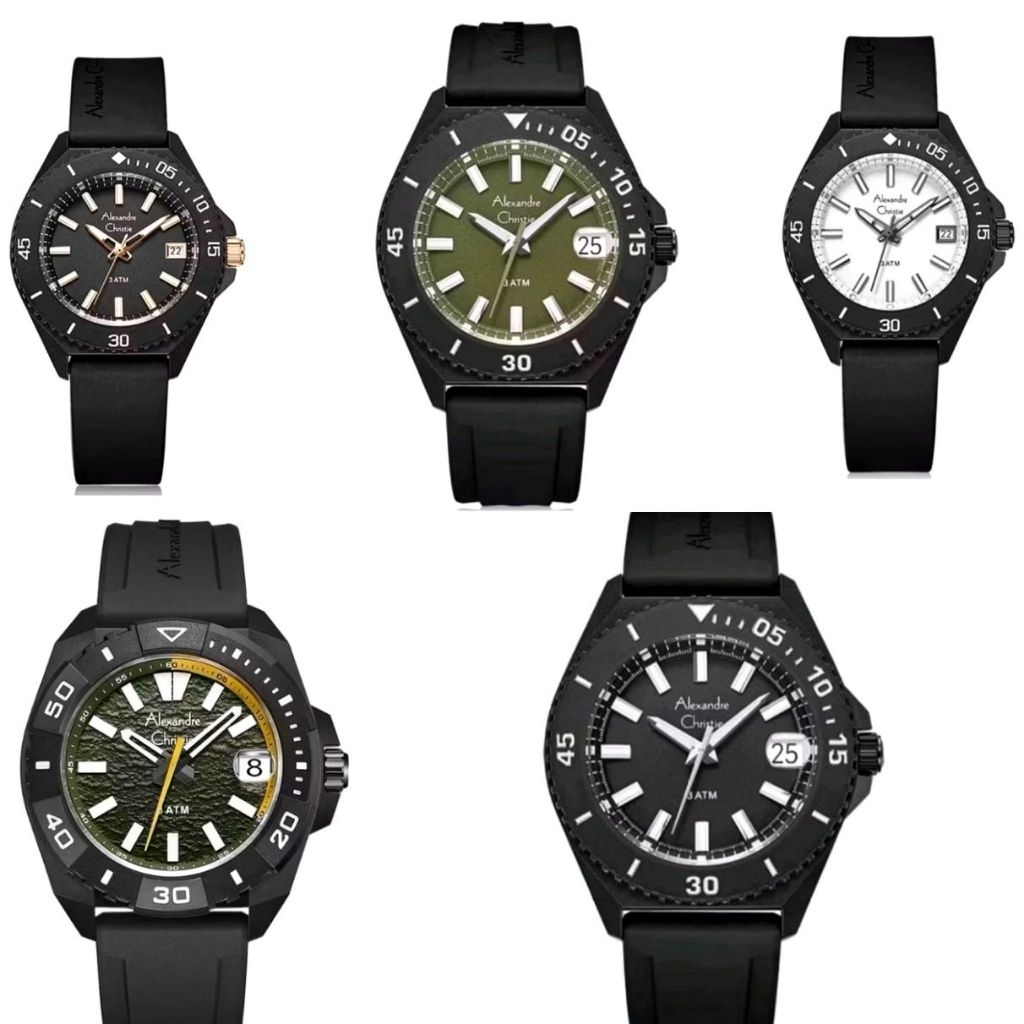 AC 8693  JAM TANGAN PRIA ALEXANDRE CHRISTIE AC 6518 MHB ORIGINAL 6518  8693 6684