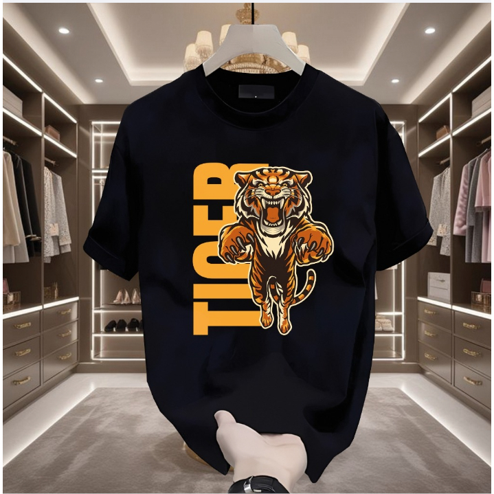 Kaos Pria Distro Original 100% | Baju Kaos Pria Motif Harimau Savage Lengan Pendek Unisex