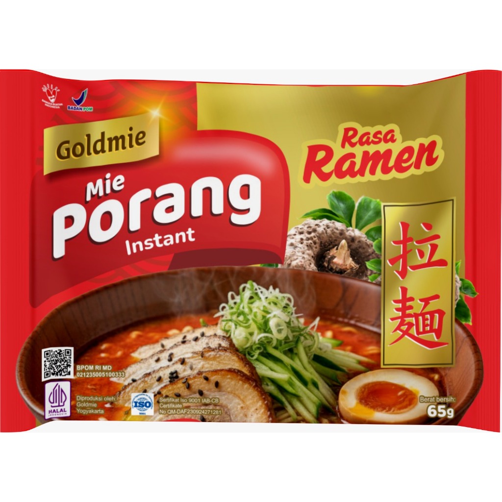 Goldmie Mie Porang Rasa RAMEN Rendah Kalori Untuk Diet