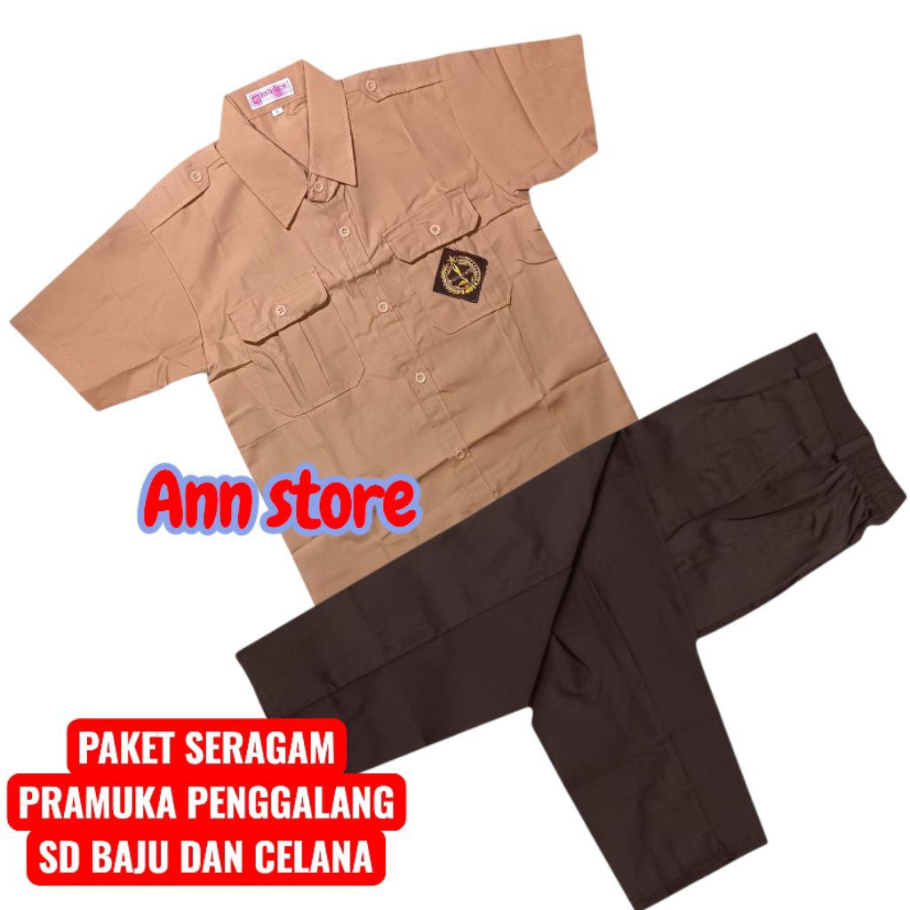 Seragam pramuka Penggalang sd,Seragam pramuka sd laki laki,Baju pramuka Penggalang sd laki laki