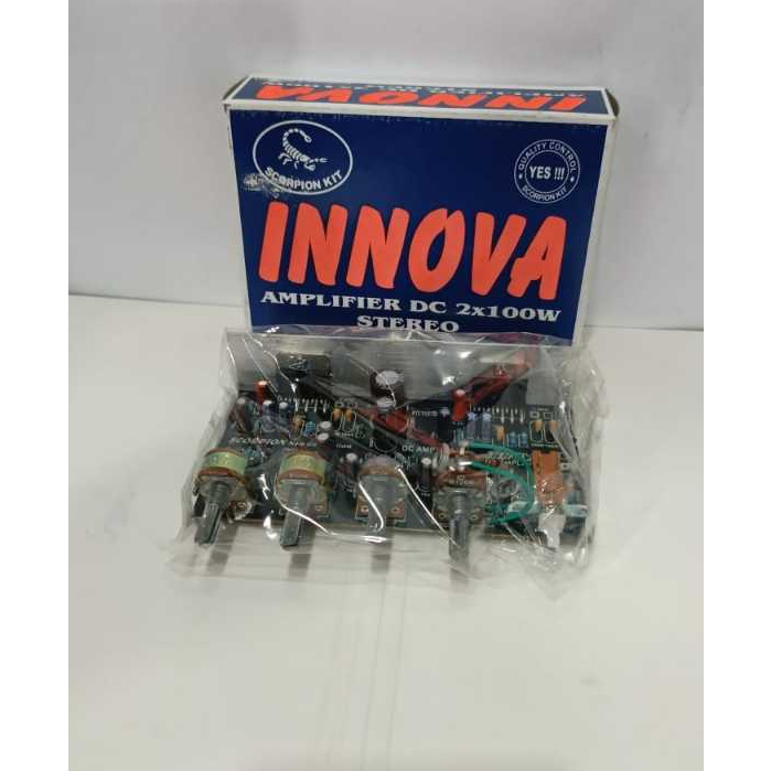 KIT INNOVA AMPLIFIER DC 2X100W STEREO SCORPION