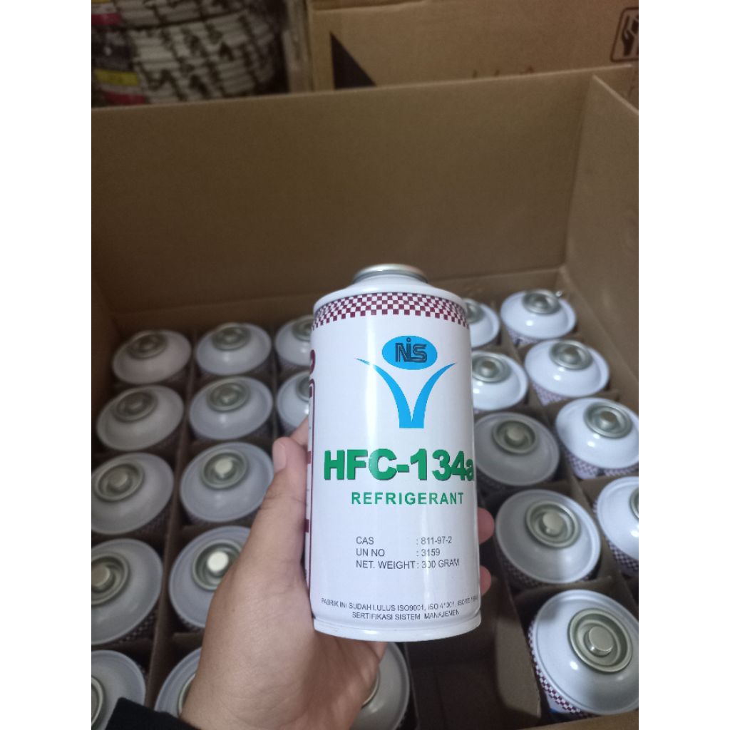 NIS Freon R134a, Freon NIS, Freon NIS R134a, Freon R134A, Bailian Kaleng 300g Original, Freon R134a,
