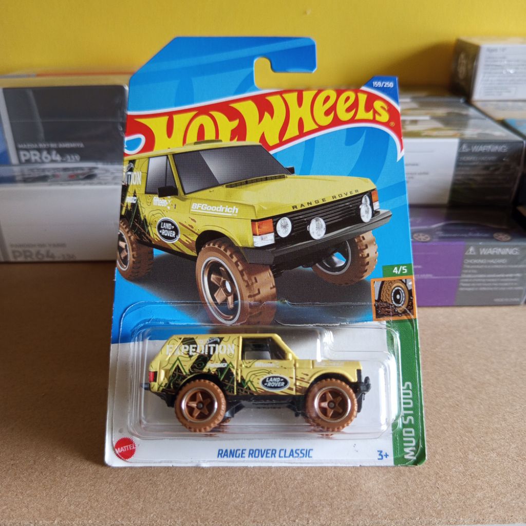 Hot Wheels Range Rover Classic Expedition mobil Offroad