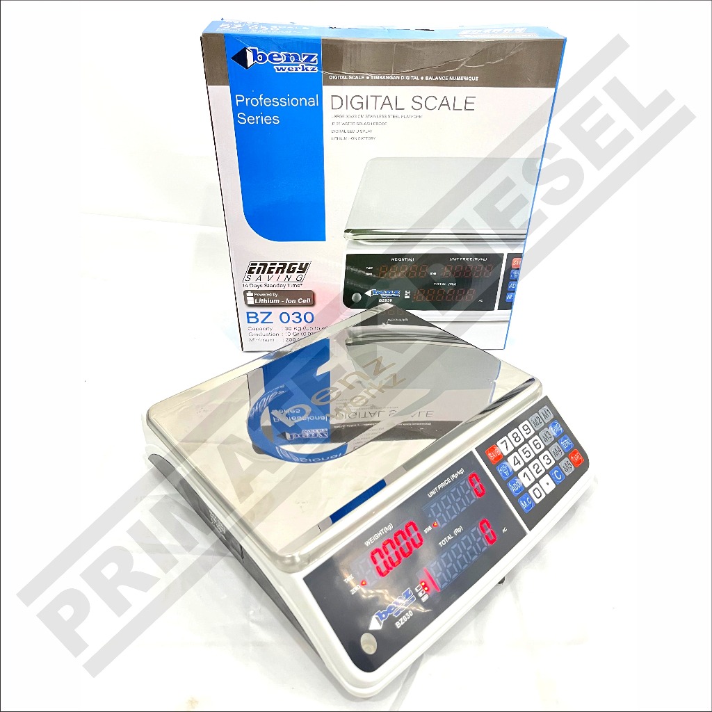 NEW DEALS (BENZ BZ030) TIMBANGAN DUDUK DIGITAL 30KG BZ030 BENZ / TIMBANGAN DIGITAL SAYURAN BUAH