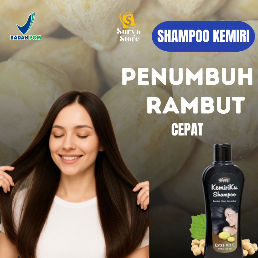 [ASLI] Sampo Untuk Menghilangkan Uban Penghitam Rambut Uban Halal Semir Rambut Yang Bagus Permanen O