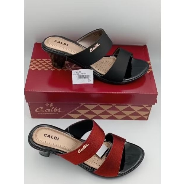 sandal calbi heels 5cm 2tali