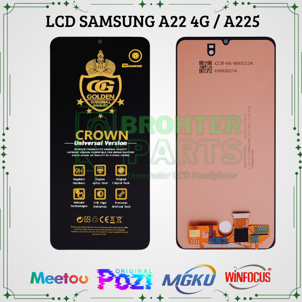 LCD SAMSUNG A22 4G / (SAMSUNG GALAXY A22 4G) / A225 4G TOUCHSCREEN FULLSET COMPLETE ORIGINAL