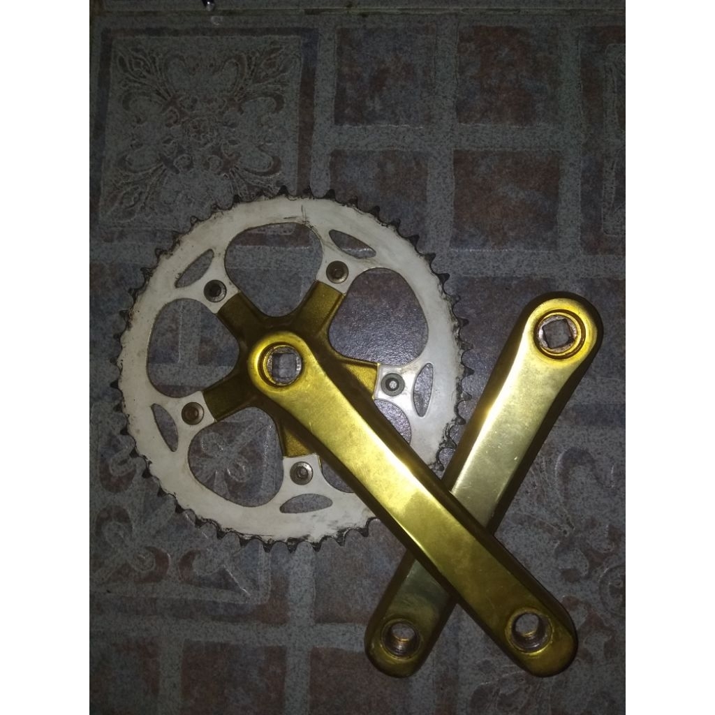 crank 46t fixie single speed bekas second