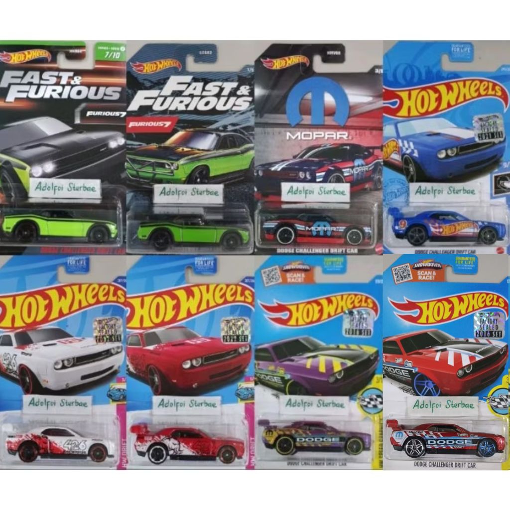 hot wheels hotwheels dodge challenger drift car factory sealed edisi fast & furious 7 hw speed graph
