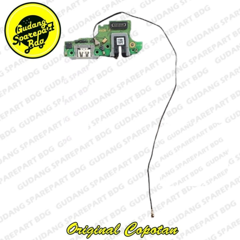Papan Cas Konektor + Antena Oppo A16E Second Copotan