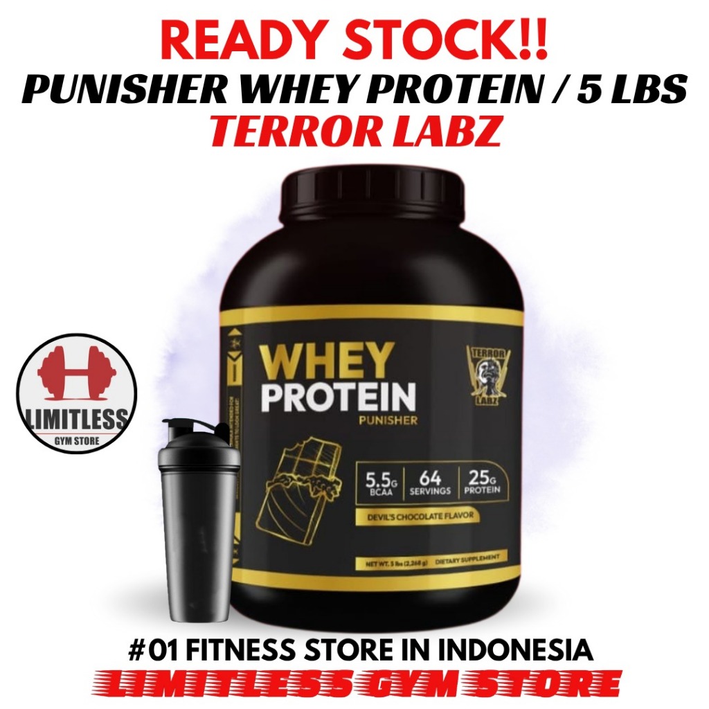 (PROMO) Terrorlabz USA PUNISHER Whey Isolate Blend 5 lbs Import Protein