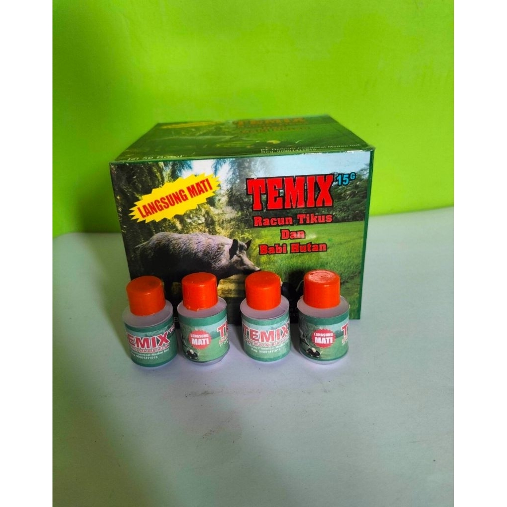 Racun tikus temix Defindo botol(1box 50botol)