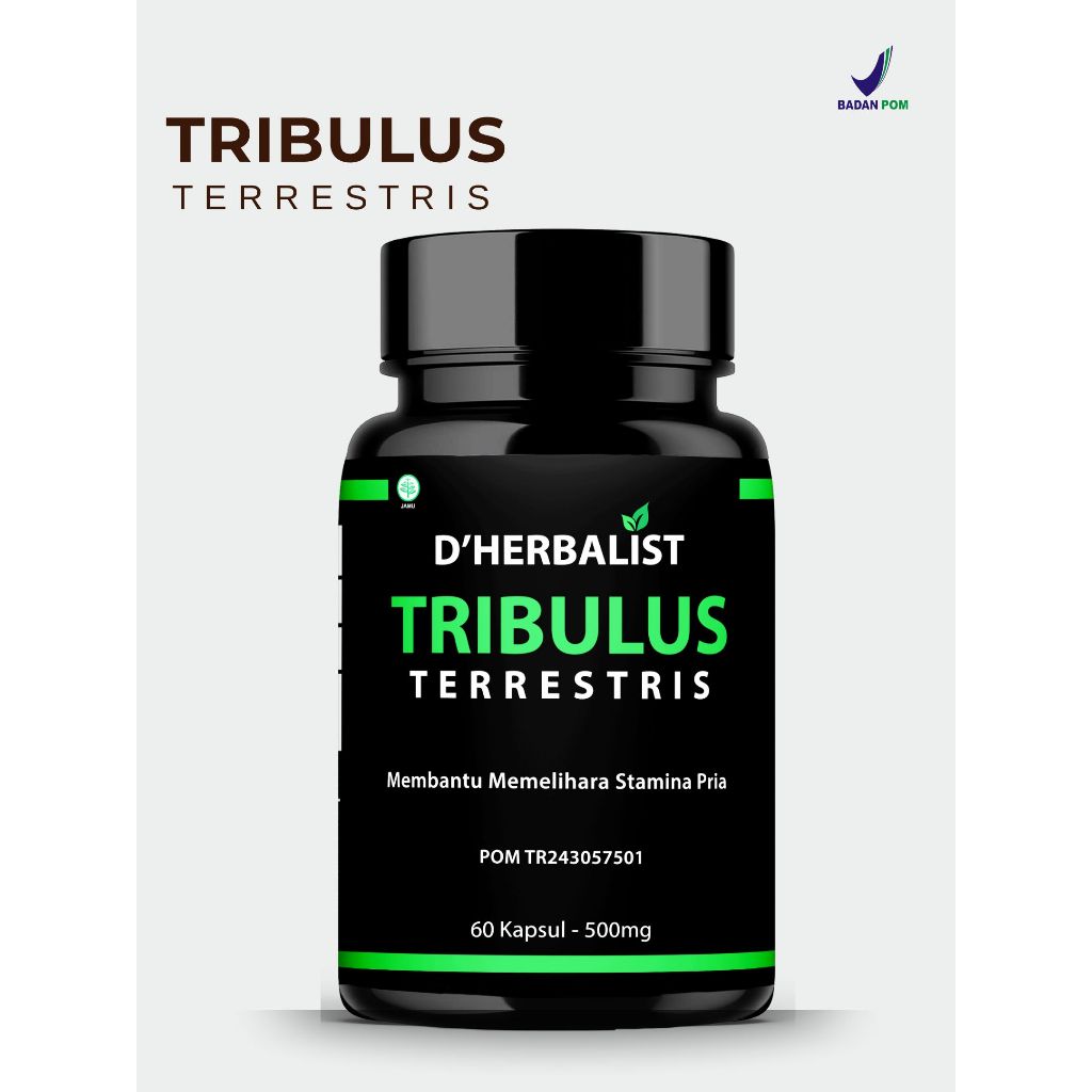 Tribulus Terrestris Testosterone Booster BPOM  60 Kapsul