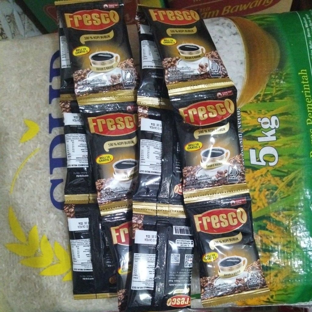 [Harga grosir] Kopi fresco mini isi 10+2 kopi murni 6 gr