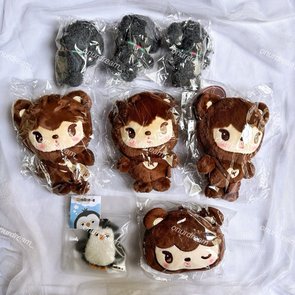 Chanyeol - City Scape MD Zzar Toben SET Kyungsoo Zzirang-e KAION MD Nini Bear 15cm Doll KeyringL