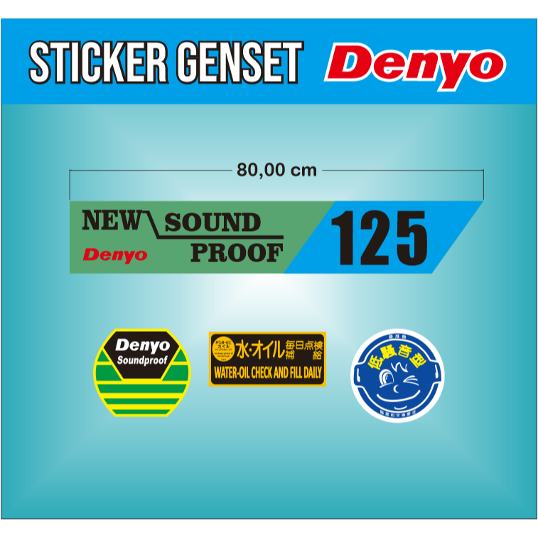 Sticker PRINTING Krisbow Genset Logo KRISBOW