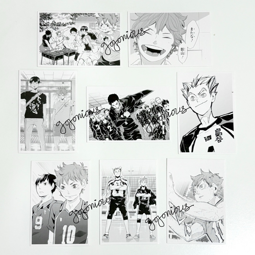 [OFFICIAL MERCH] Photocard Haikyuu Chronicle 10th Hinata Shoyo Kageyama Tobio Karasuno Bokuto Koutar