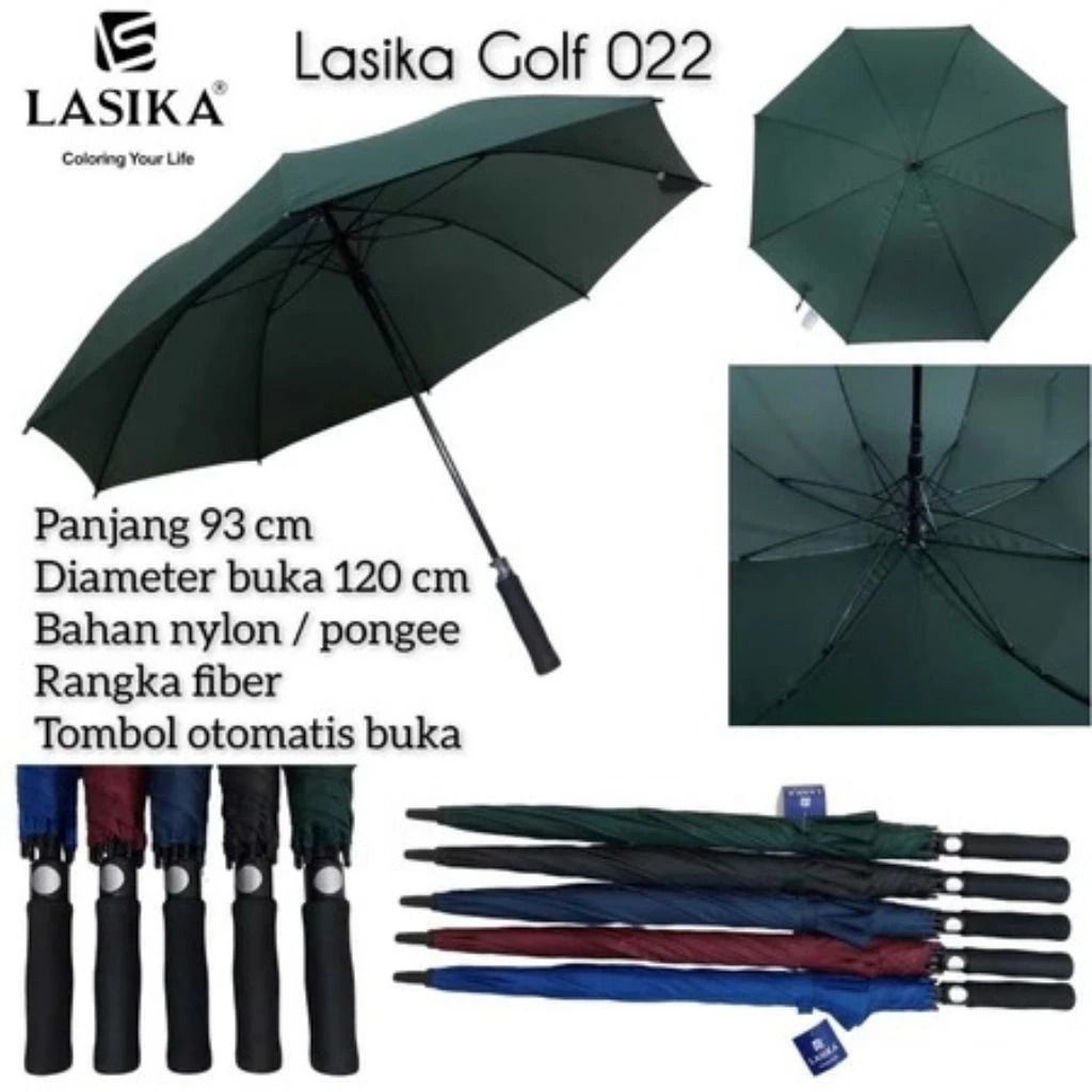 Payung Golf Otomatis fiber Premium 022 Lasika