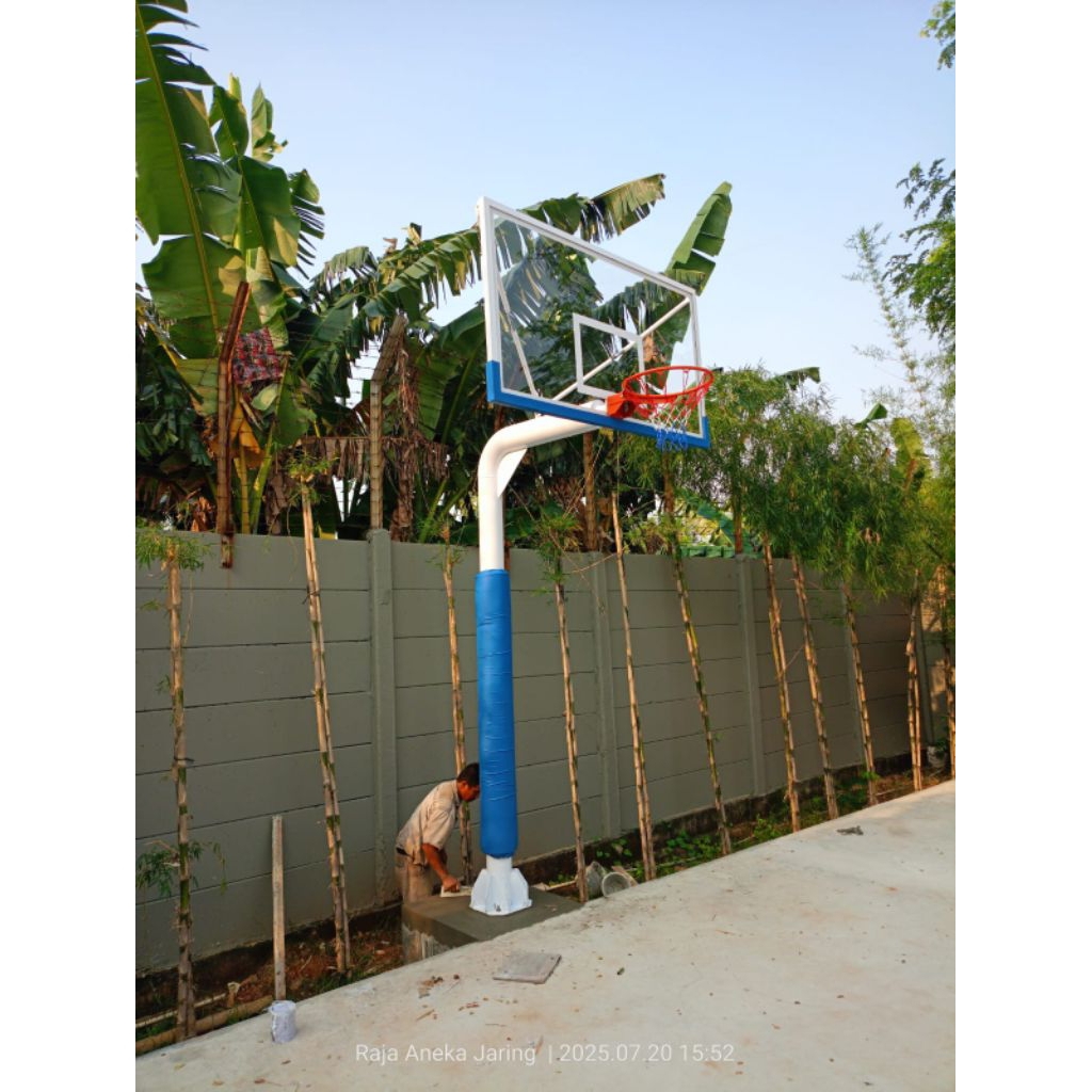 tiang ring basket tanam