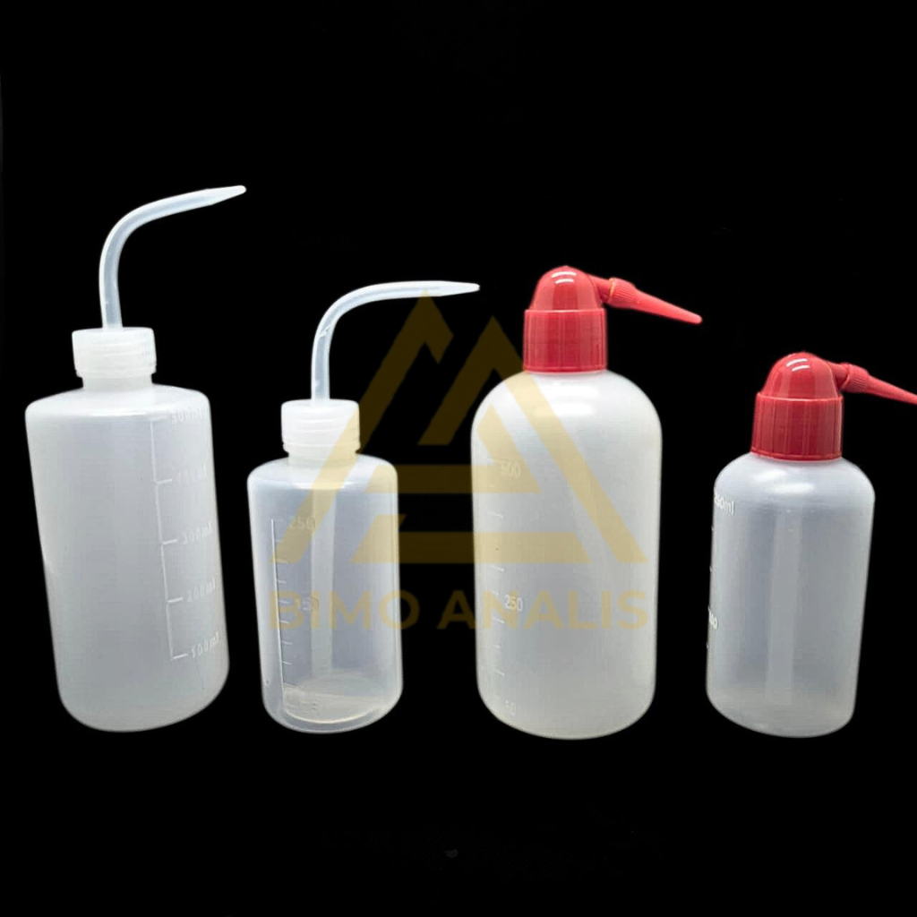 Botol Leher Angsa / Botol Leher Nozzle / Botol Semprot Premium Dengan Skala / Botol Cuci / Botol Sem