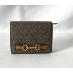 dompet lipat cewek michael kors brown kd007 ready stock