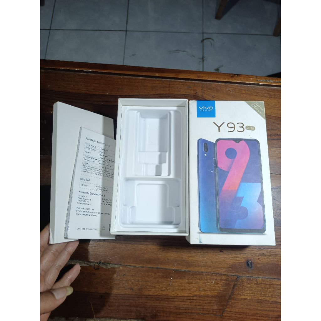 DUS/KOTAK HP VIVO Y93 BEKAS Ori/Asli & Masih Bagus