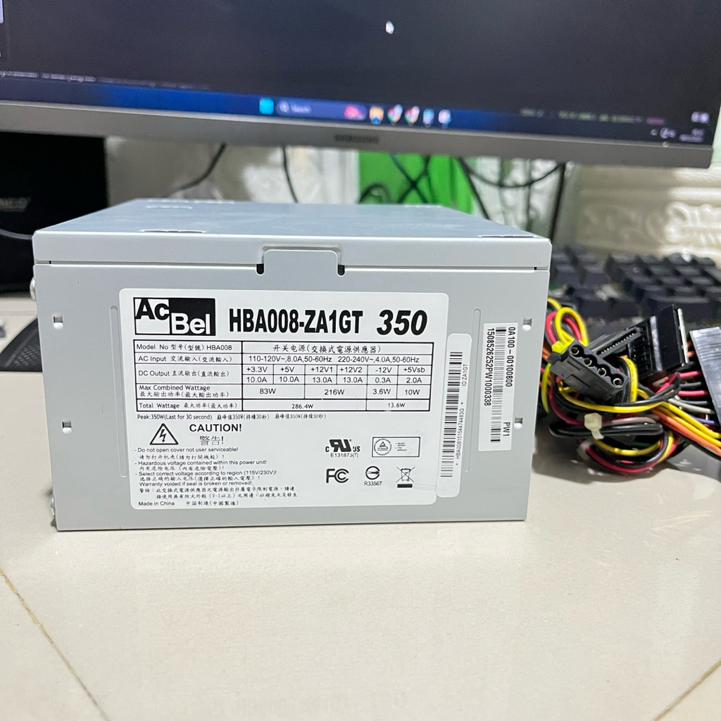 PSU BUILT UP ACBEL 350W COPOTAN CPU ASUS