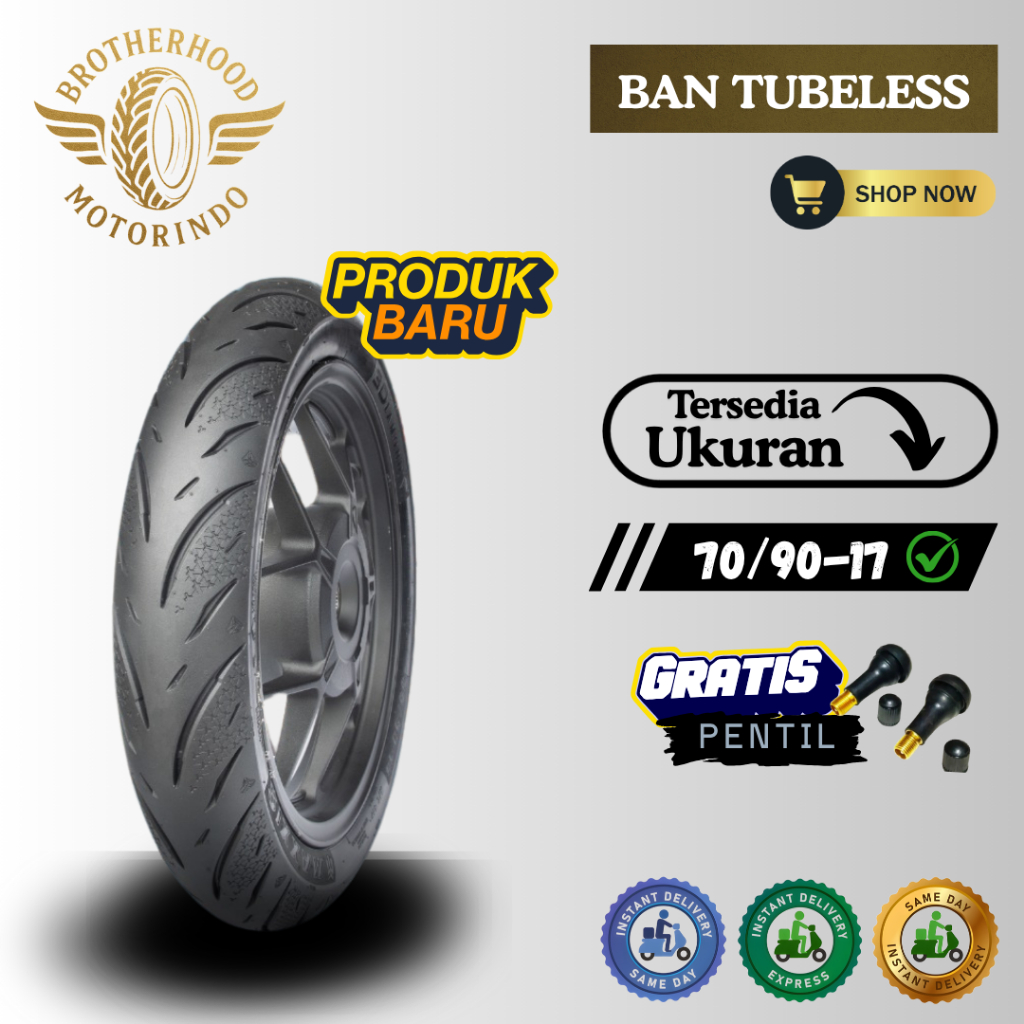 BAN MAXXIS DIAMOND MA3Di  TUBELESS 70/90-17 / BAN TUBLES / BAN MOTOR RING 17 / BAN MAXXIS RING 17 BA