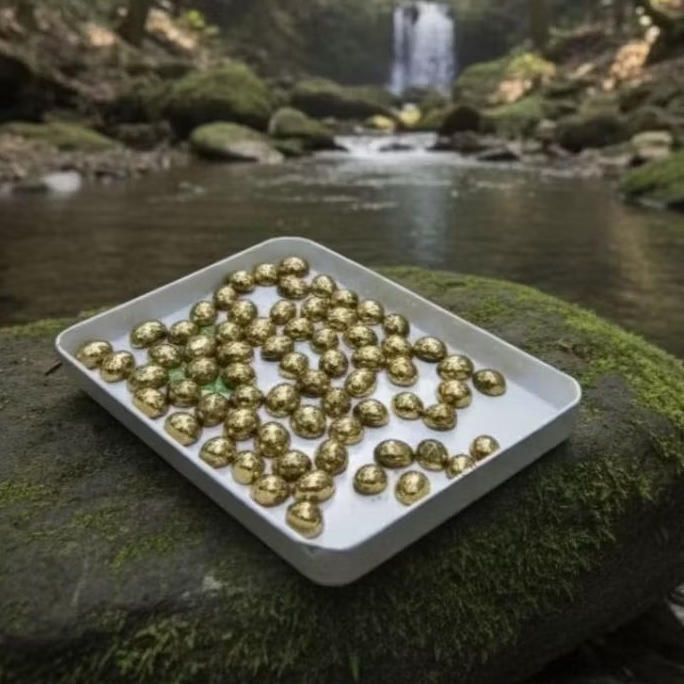 BATU BADAR EMAS ASLI NATURAL