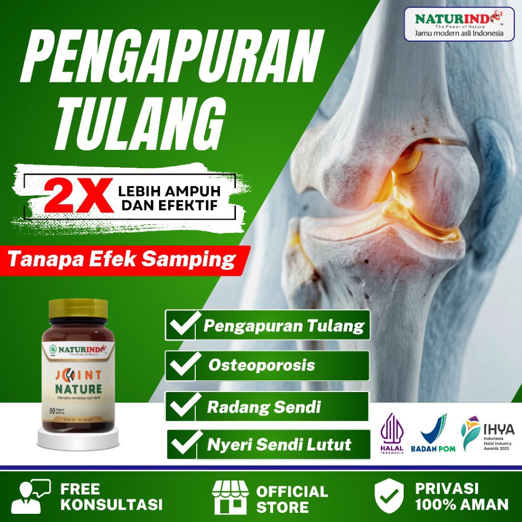 Obat Herbal Pengapuran Tulang Osteoarthritis Osteoporosis Tulang Keropos Herbal