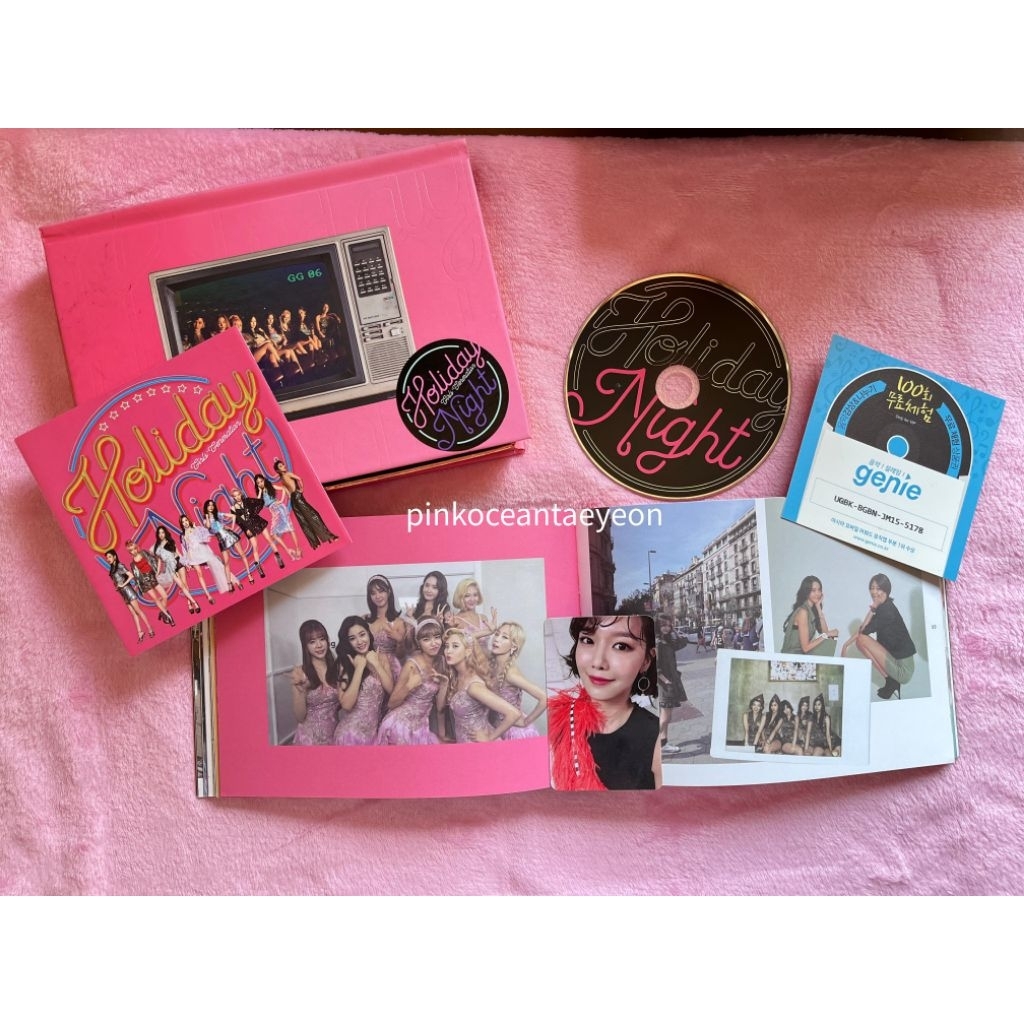 (UNSEALED) SNSD GIRLS GENERATION HOLIDAY NIGHT ALBUM WITH  SEOHYUN SOOYOUNG PHOTOCARD