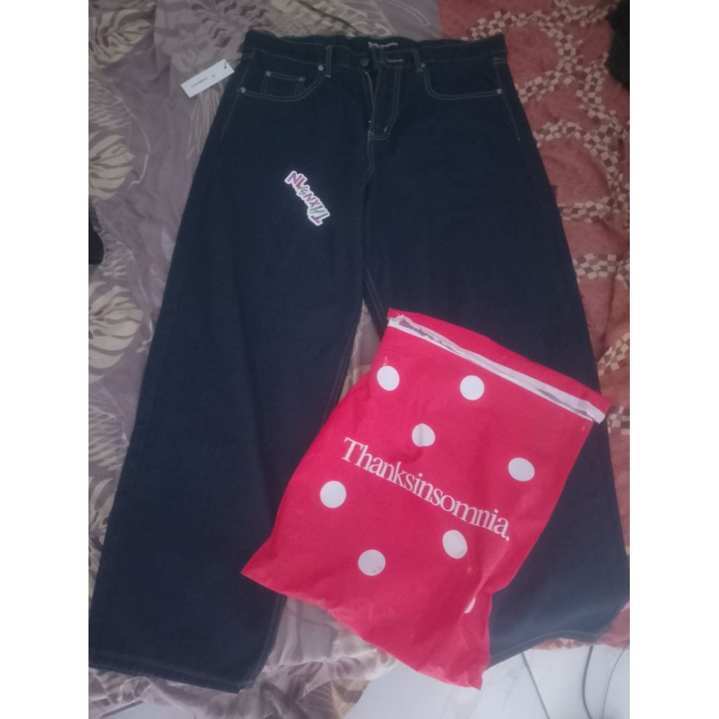 Denim pants draelle dark blue thanksinsomnia