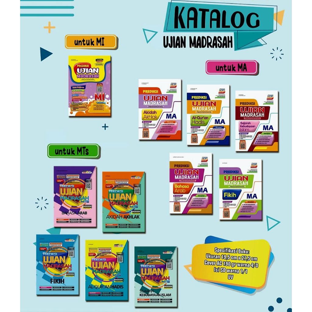BUKU PREDIKSI  UJIAN SEKOLAH MADRASAH  ( MI / MTS / MA ) 2025/2026