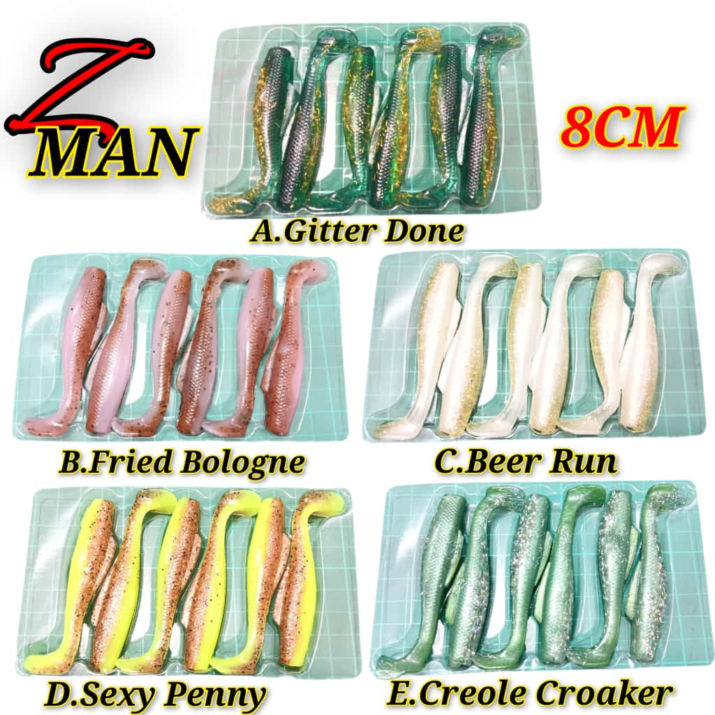 Soft Lure Zman Elaztech Umpan Tiruan