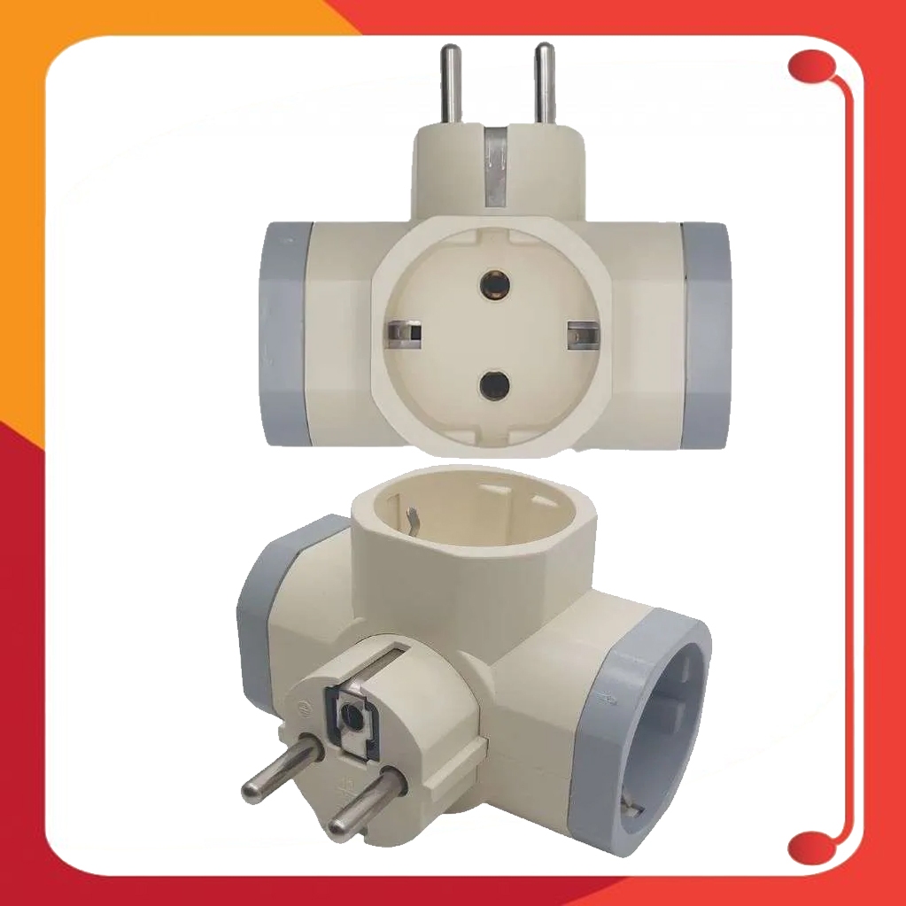 Steker 3lubang/colokan listrik 3lubang/steker T arde tofuda