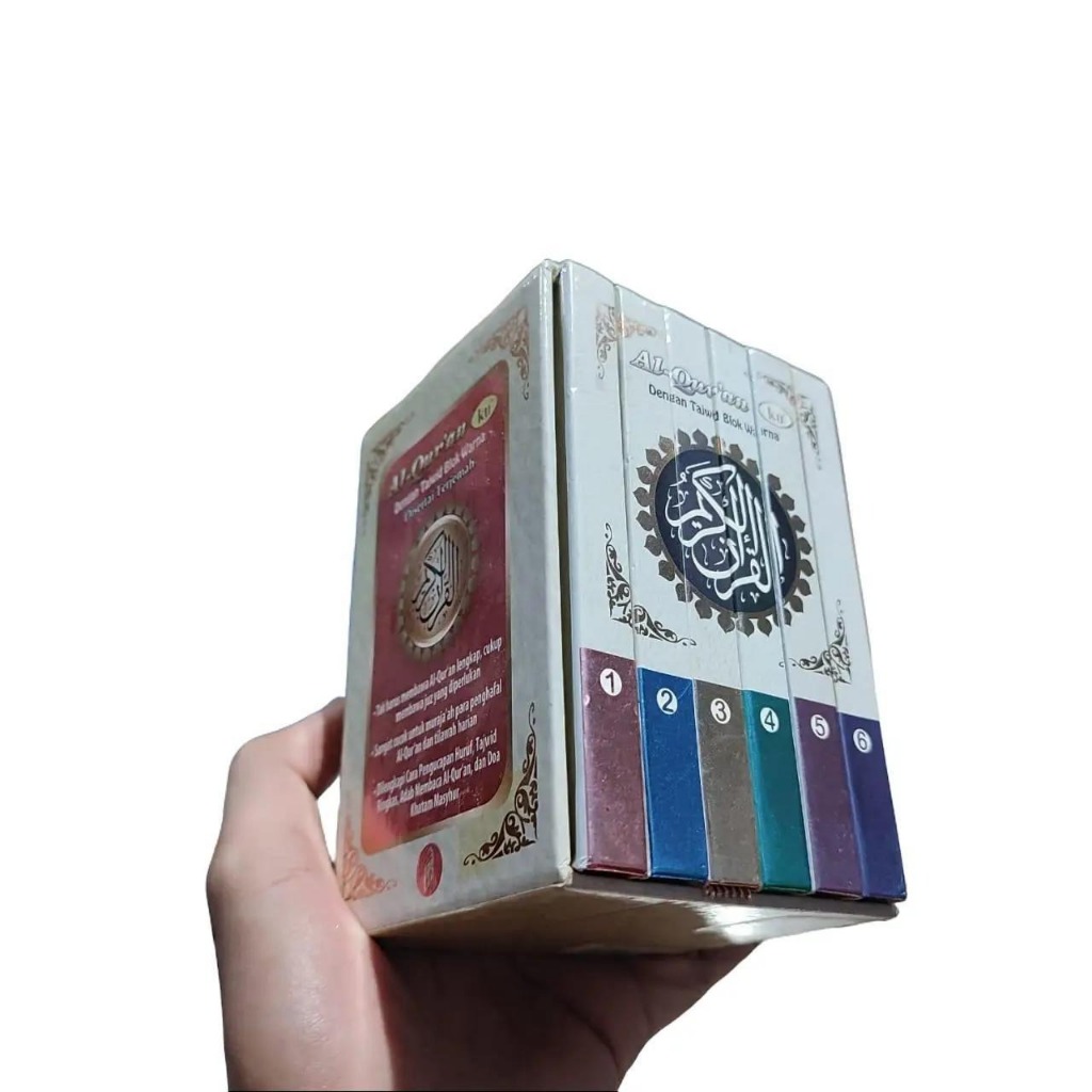 Al Quran per 5 juz Dengan Tajwid Blok Warna Dan Terjemah Ukuran Saku Penerbit ALQURANKU